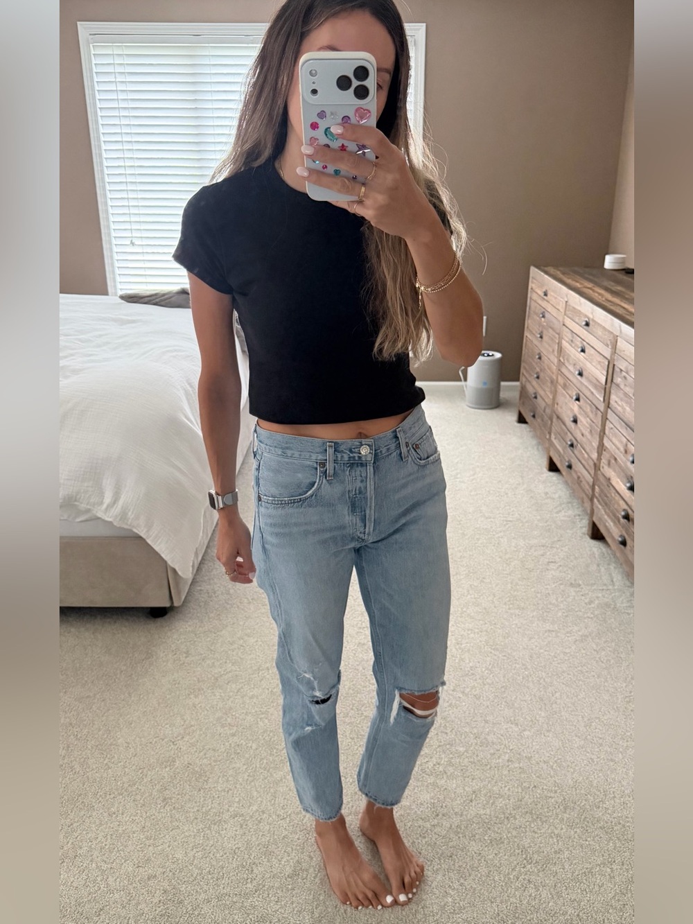 Agolde Jamie High Rise Classic Jeans - 28
